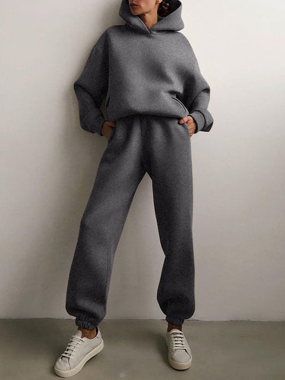 Completo tuta — Giacca con zip e pantalone jogger coordinato