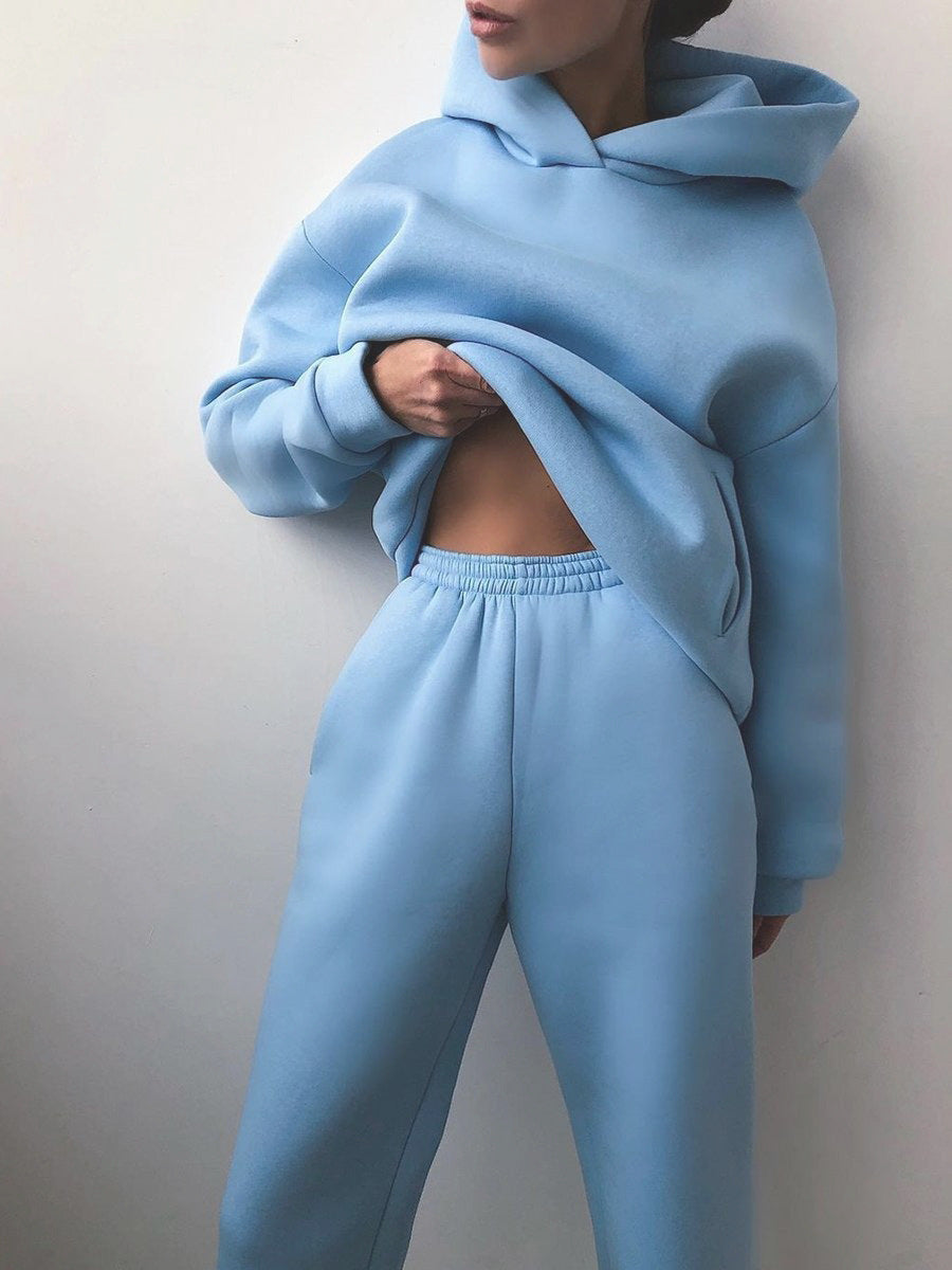 Completo tuta — Giacca con zip e pantalone jogger coordinato