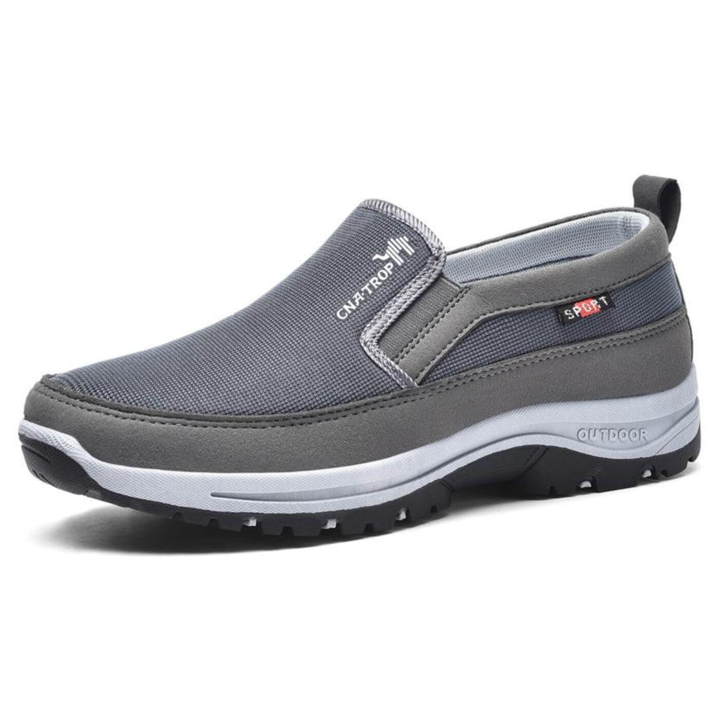 Scarpe ortopediche in tessuto — Soletta anatomica e suola ammortizzata