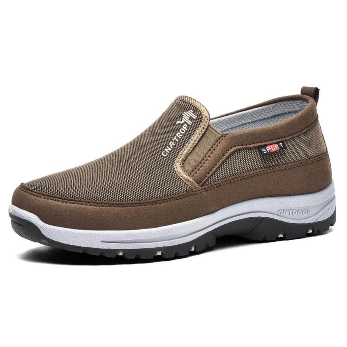 Scarpe ortopediche in tessuto — Soletta anatomica e suola ammortizzata