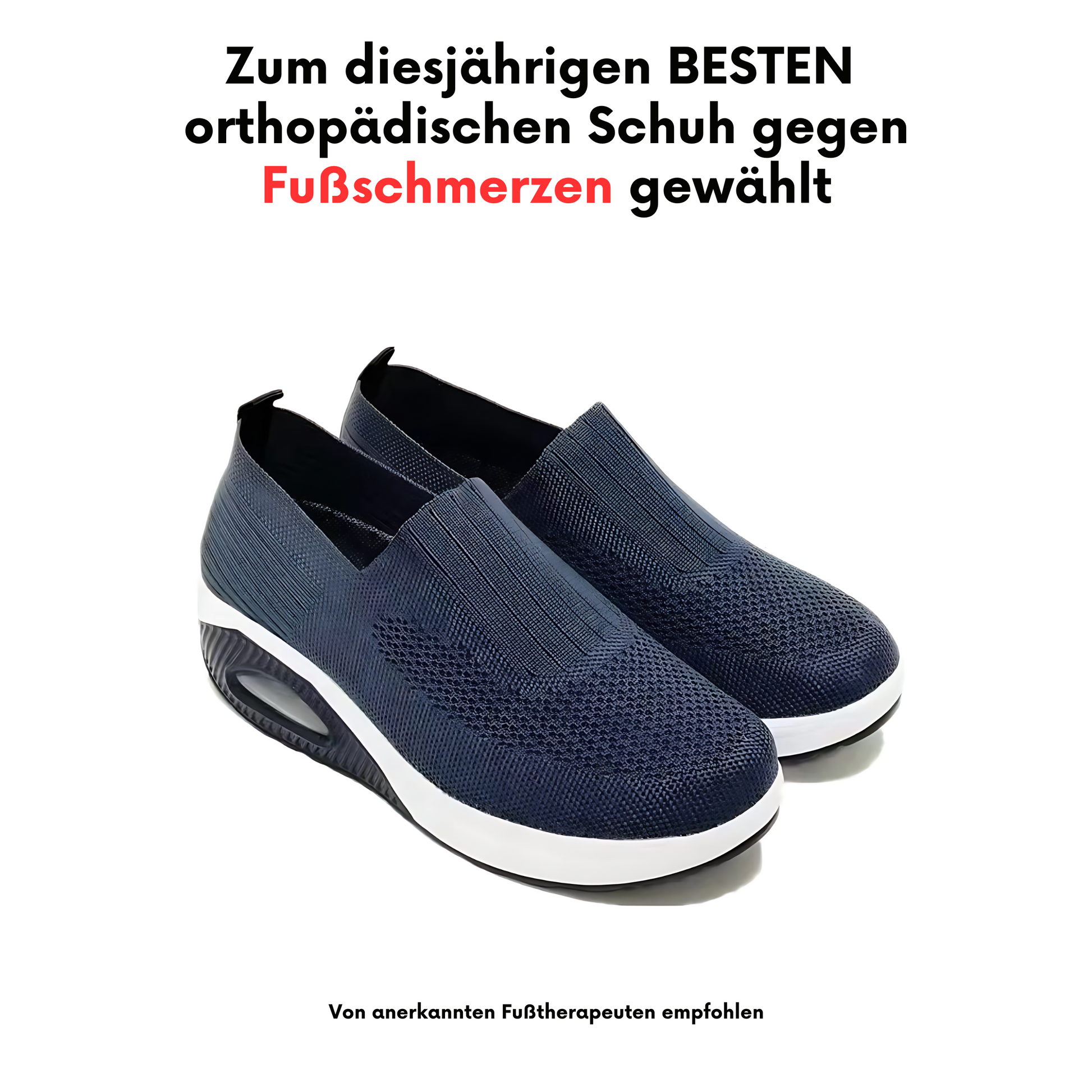 Scarpe ortopediche slip-on — Calzatura con suola ammortizzata e facile da indossare