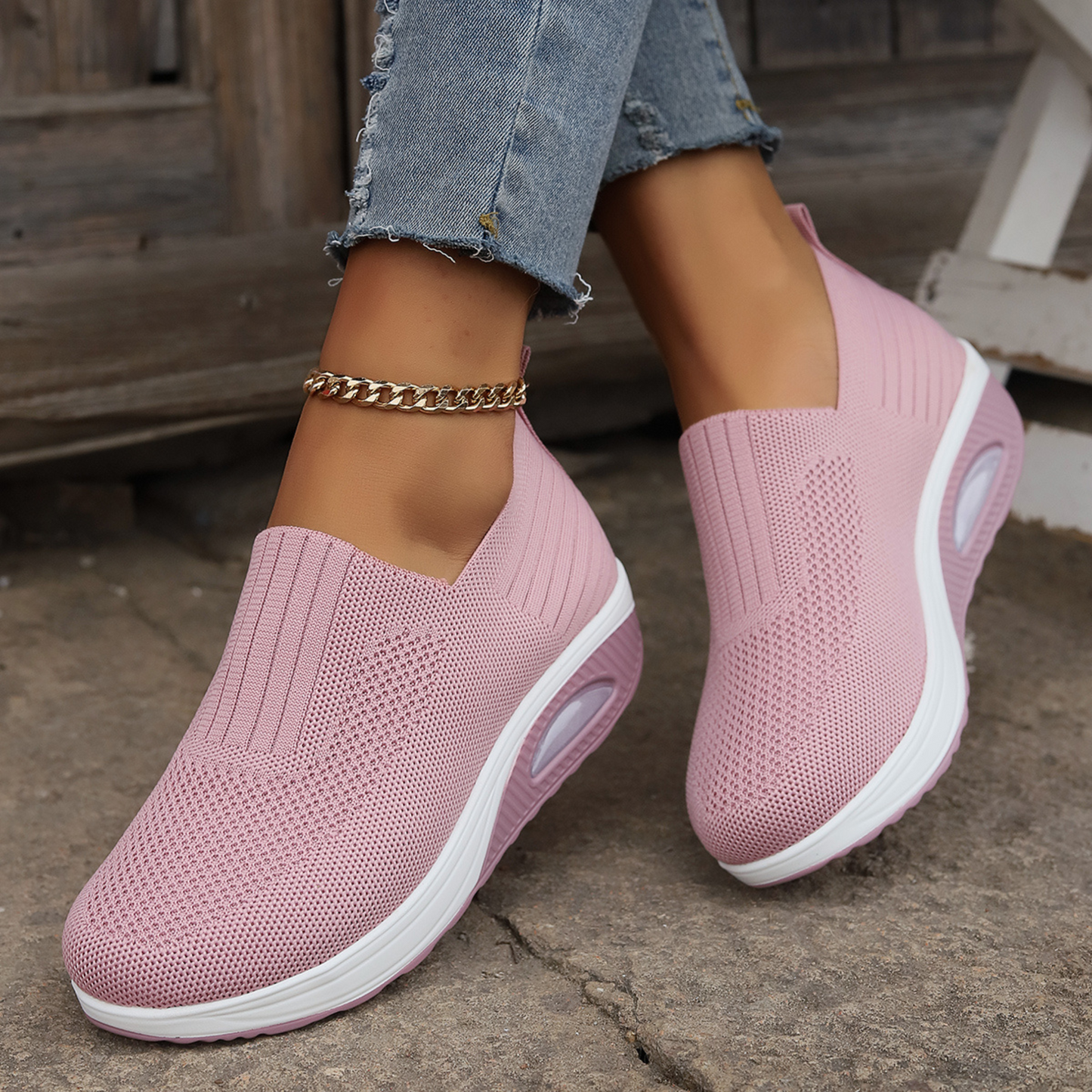 Scarpe ortopediche slip-on — Calzatura con suola ammortizzata e facile da indossare