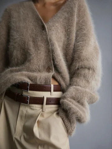 Cárdigan oversize para mujer, suave