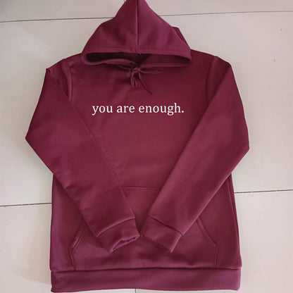 Felpa unisex con cappuccio e stampa — Hoodie comoda e calda a manica lunga