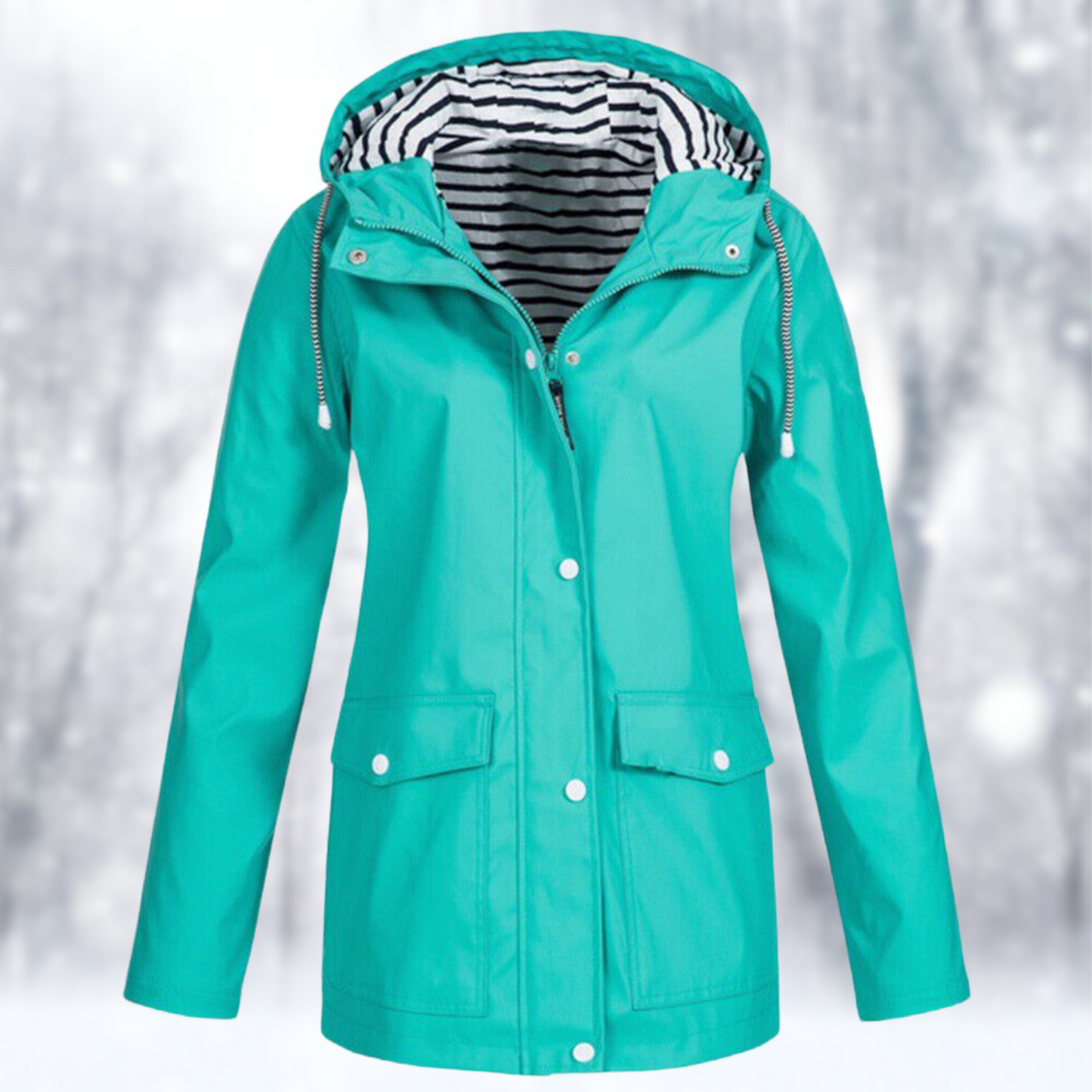 Giacca impermeabile e antivento con cappuccio — Giacca outdoor