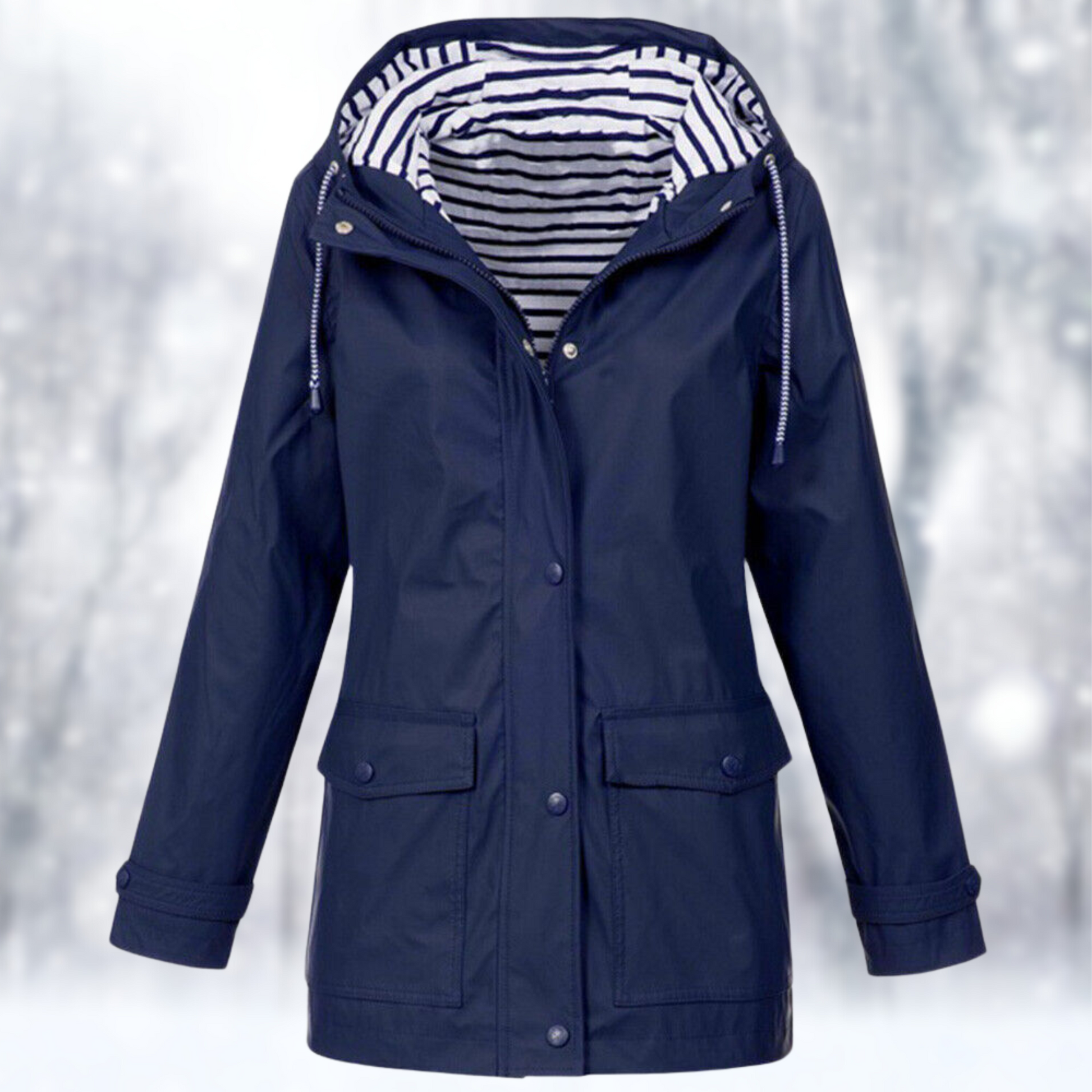 Giacca impermeabile e antivento con cappuccio — Giacca outdoor