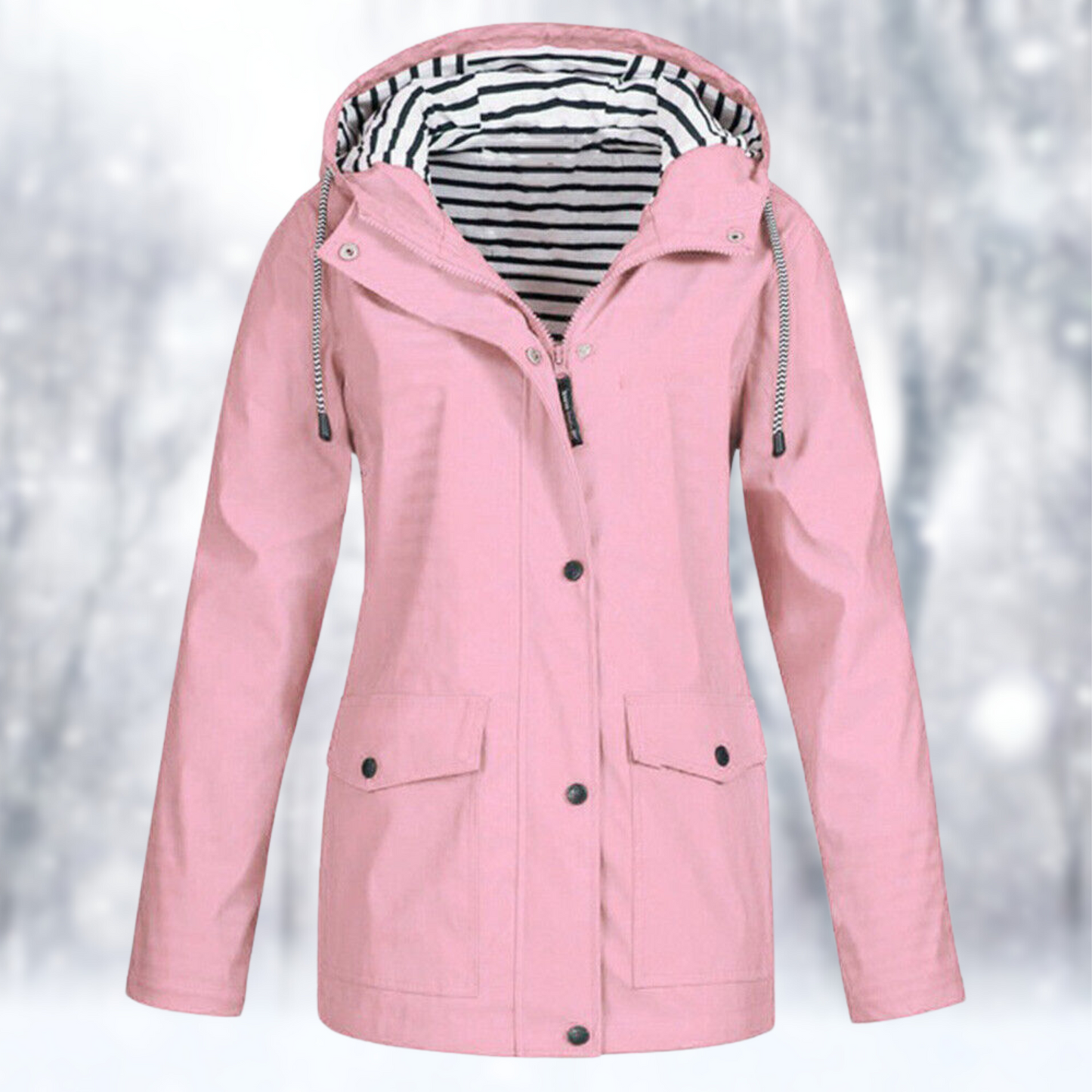 Giacca impermeabile e antivento con cappuccio — Giacca outdoor