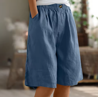 Shorts para mujer, cintura elástica