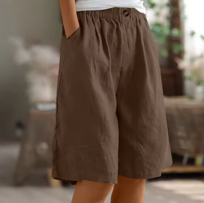 Shorts de verano para mujer, bolsillos
