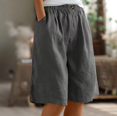 Shorts de verano para mujer, con bolsillos