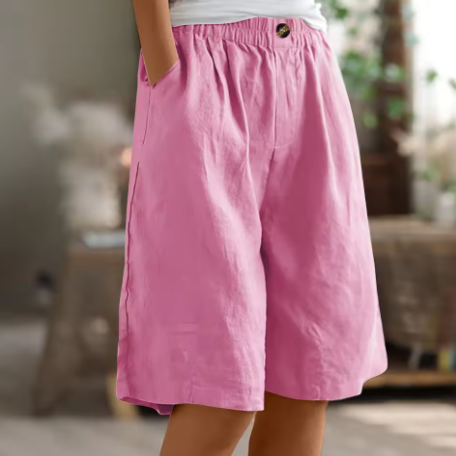 Pantalones cortos holgados para mujer, verano