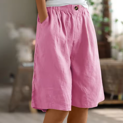 Pantalones cortos holgados para mujer, verano