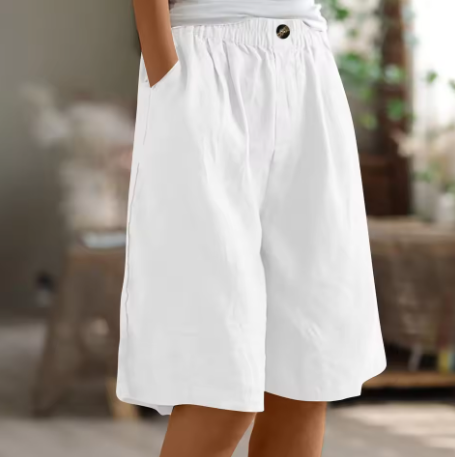 Pantalones cortos holgados para mujer, cómodos