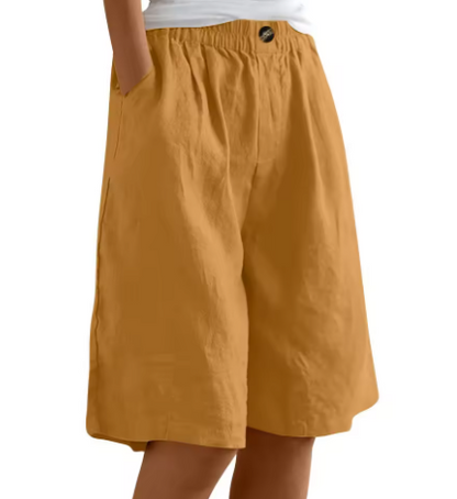 Pantalones cortos holgados para mujer, verano
