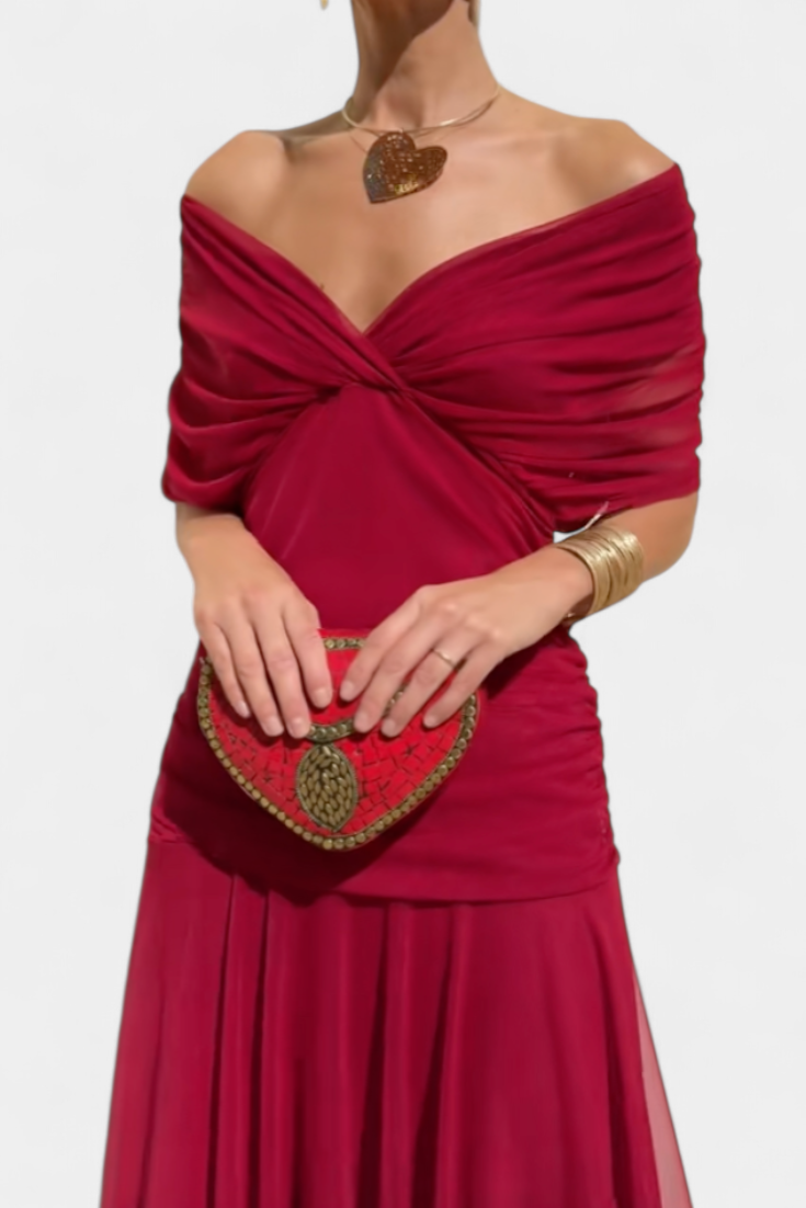 Vestido maxi para mujer, elegante