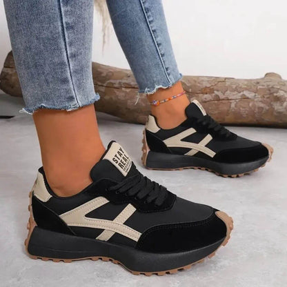 Zapatillas ortopédicas con paneles para mujer