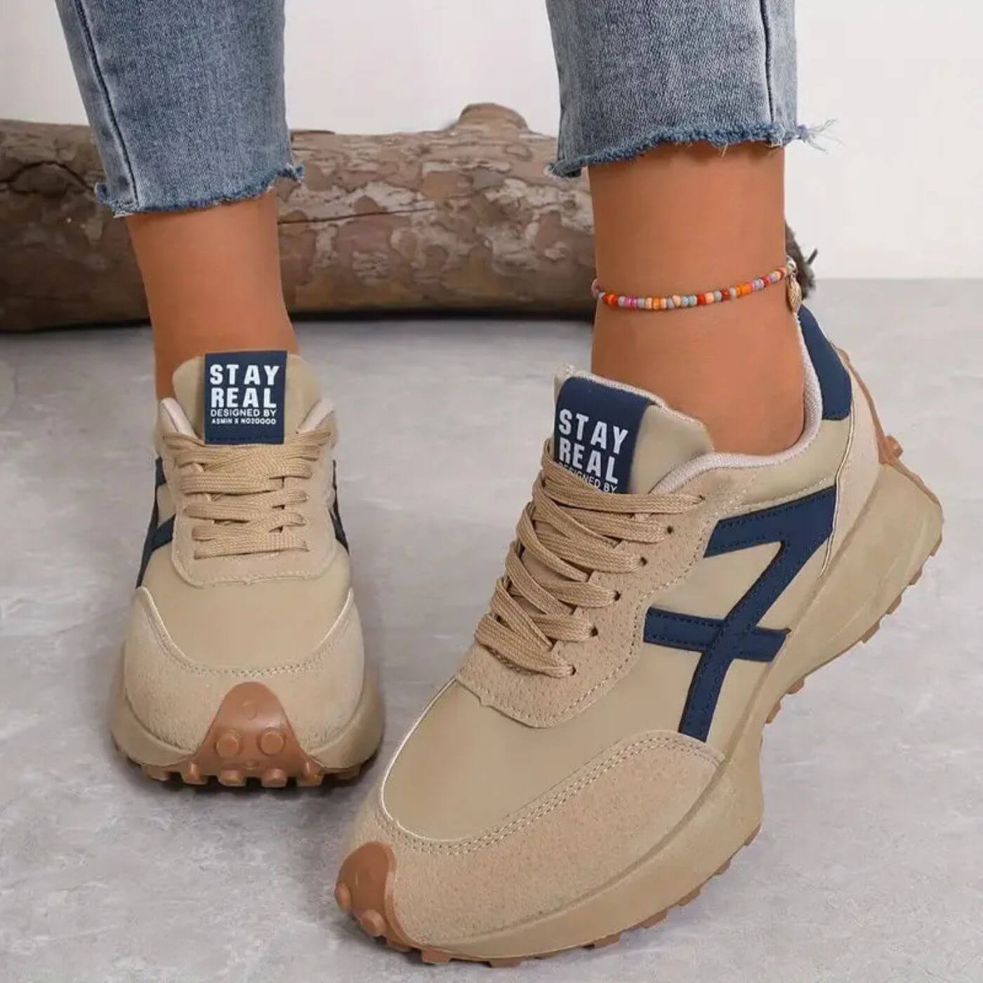Zapatillas ortopédicas para mujer, empeine de paneles