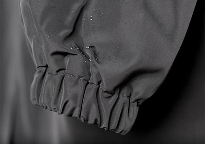 Gabardina impermeable con capucha para mujer, moderna