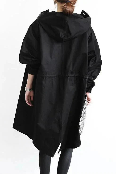 Gabardina impermeable para mujer, urbana