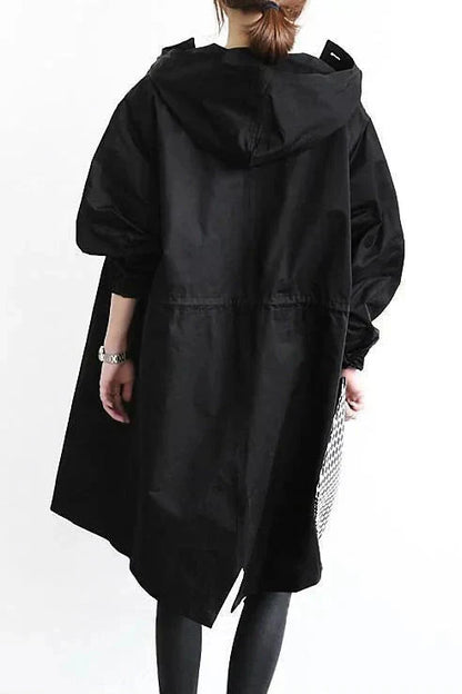 Gabardina impermeable para mujer, urbana