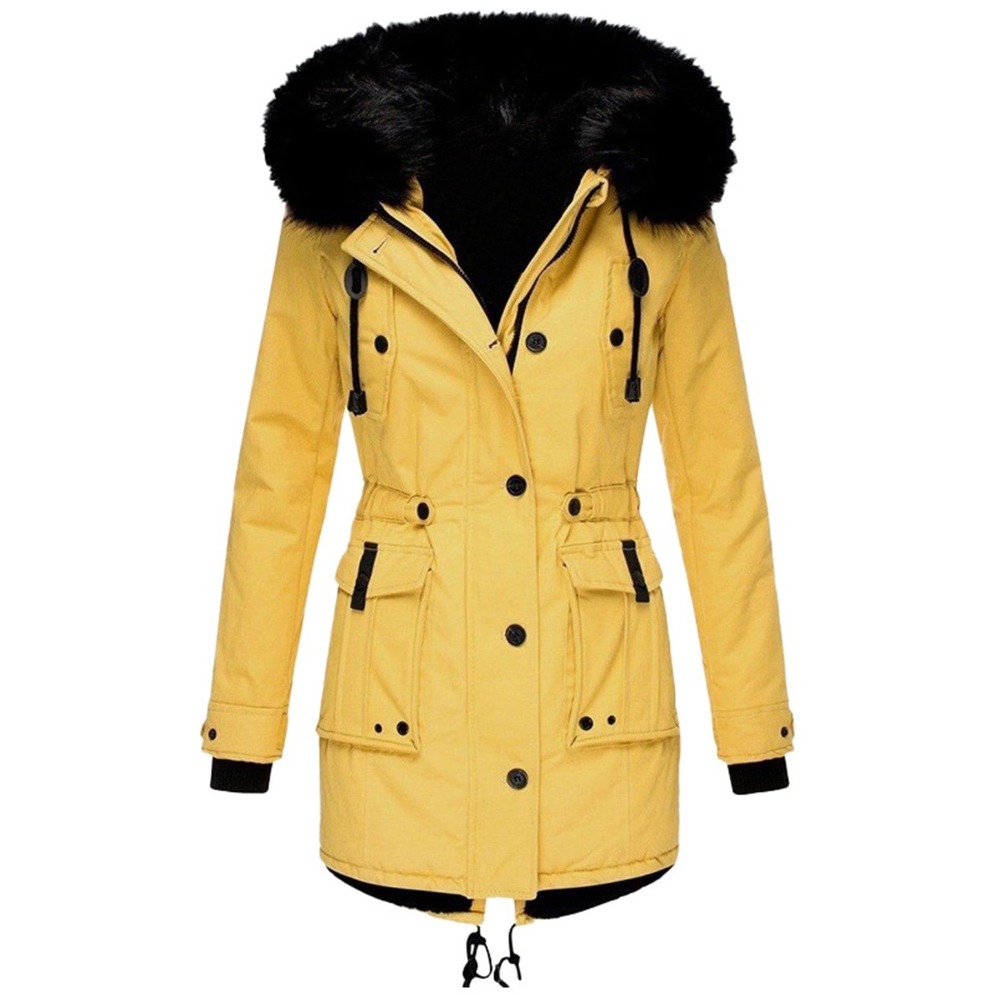 Parka de invierno para mujer, estilo moderno