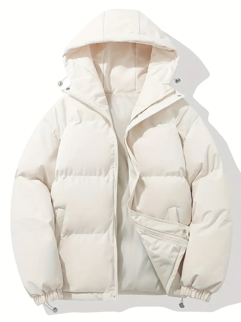 Giacca con cappuccio calda — Giacca classica e avvolgente per l'inverno