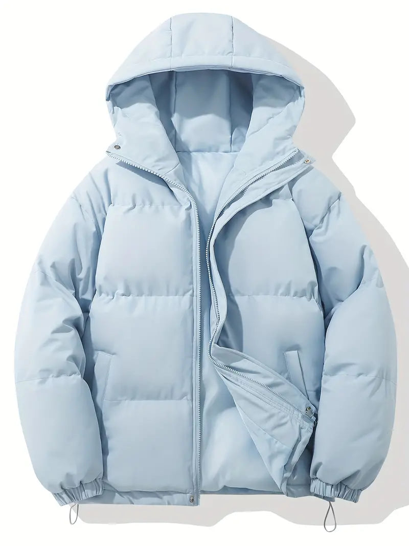 Giacca con cappuccio calda — Giacca classica e avvolgente per l'inverno