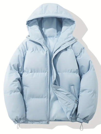 Giacca con cappuccio calda — Giacca classica e avvolgente per l'inverno