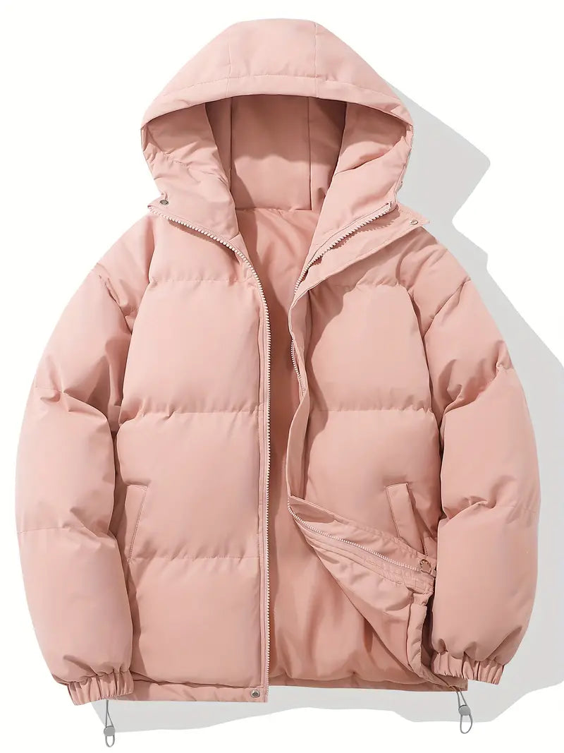 Giacca con cappuccio calda — Giacca classica e avvolgente per l'inverno