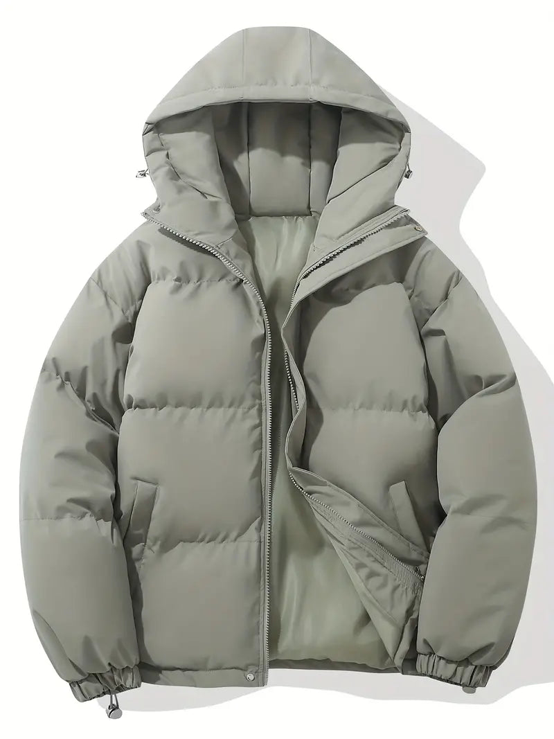 Giacca con cappuccio calda — Giacca classica e avvolgente per l'inverno