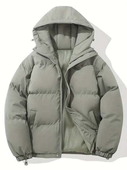 Giacca con cappuccio calda — Giacca classica e avvolgente per l'inverno