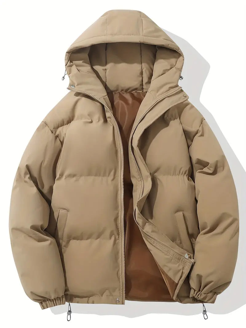 Giacca con cappuccio calda — Giacca classica e avvolgente per l'inverno
