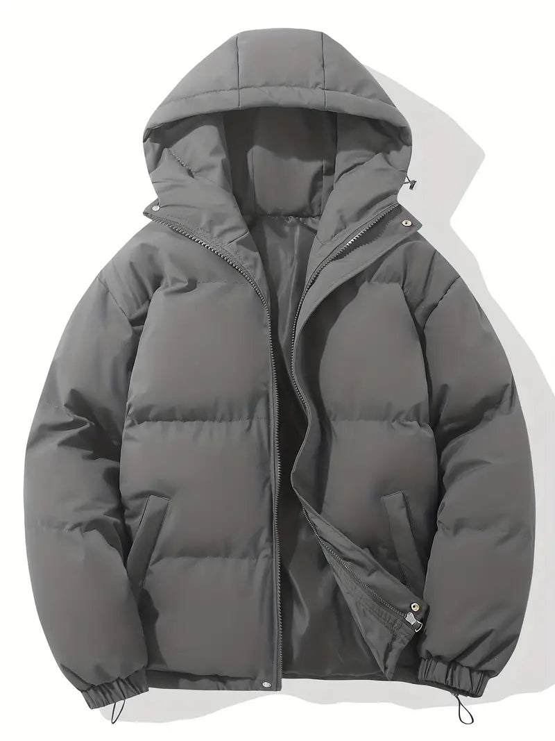 Giacca con cappuccio calda — Giacca classica e avvolgente per l'inverno