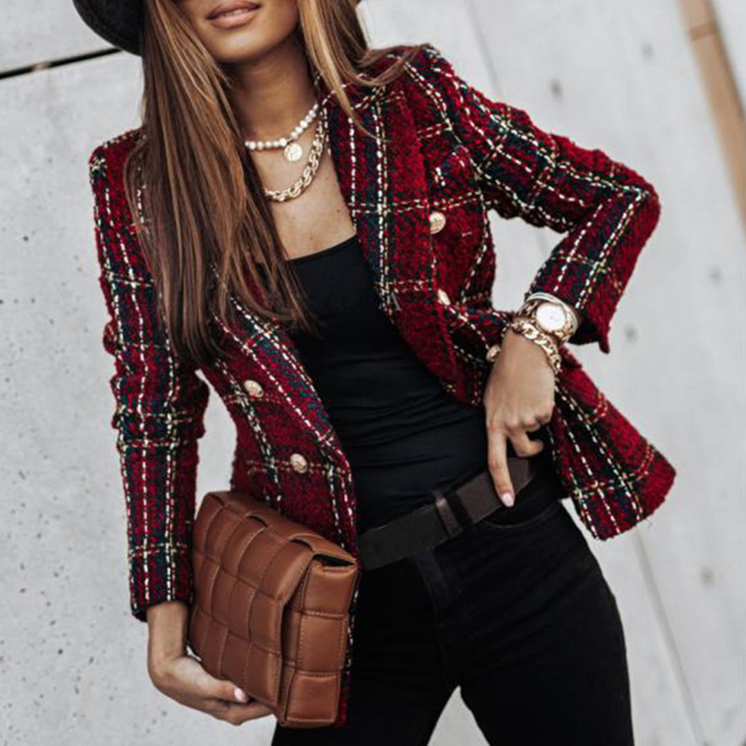 Blazer elegante dal taglio classico — Giacca versatile a manica lunga