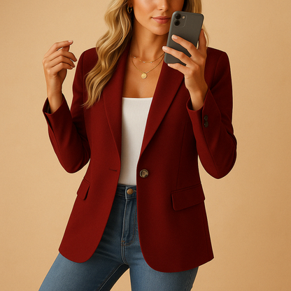 Blazer sartoriale — Giacca elegante da lavoro e per il quotidiano