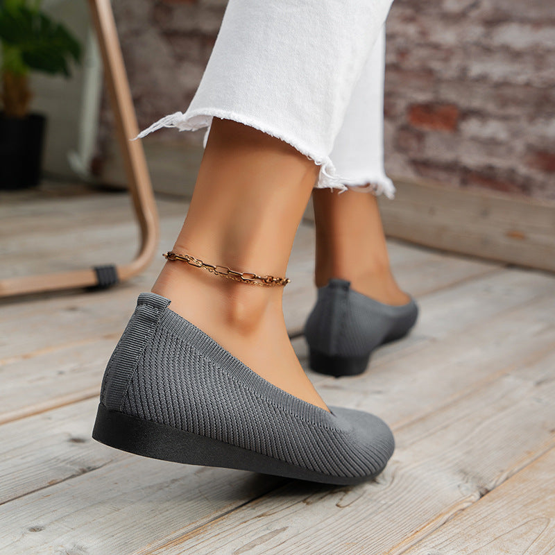 Scarpe slip-on comode con supporto dell'arco — Calzatura leggera e traspirante