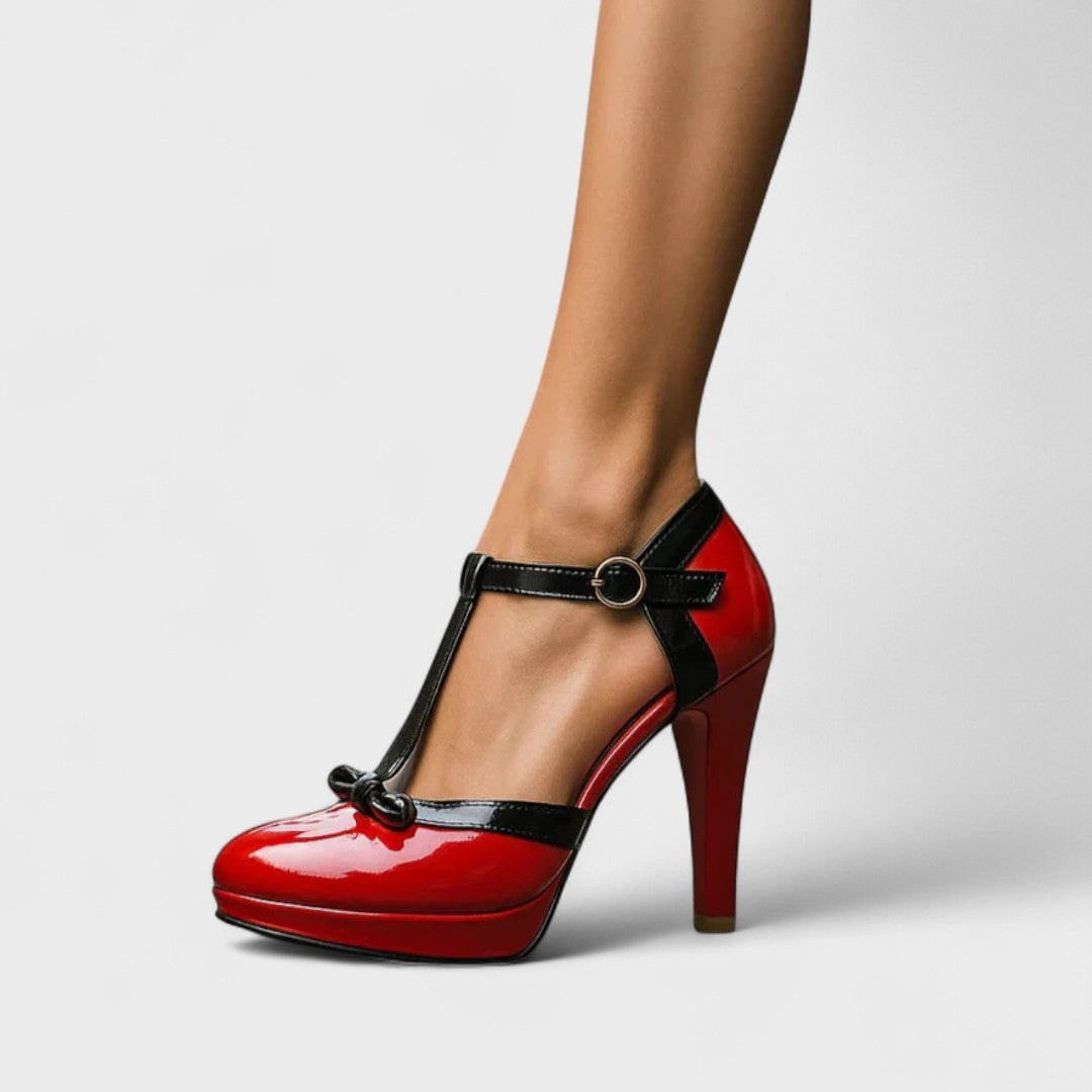 Décolleté ortopedici comodi — Scarpe con tacco eleganti e soletta imbottita