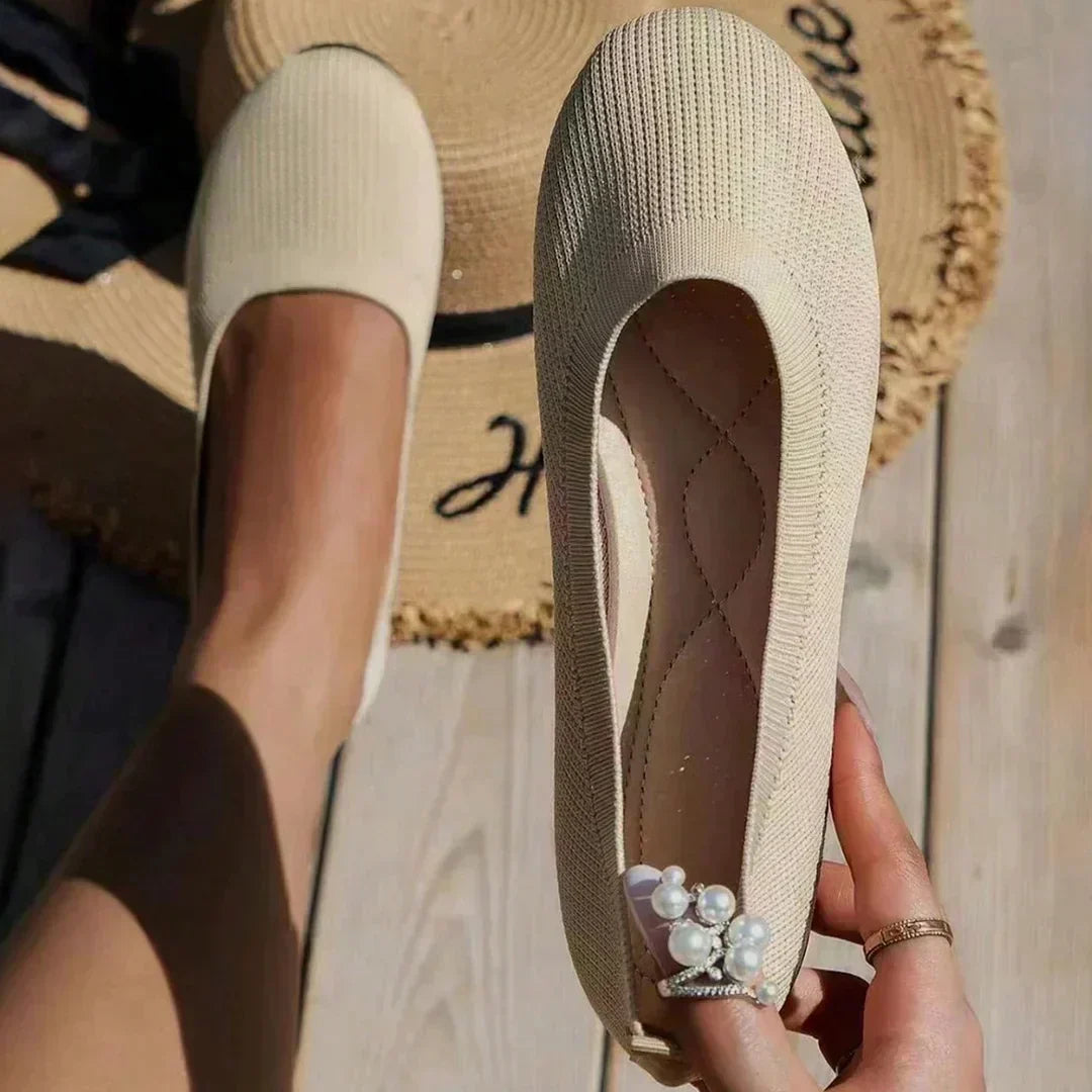 Scarpe slip-on comode con supporto dell'arco — Calzatura leggera e traspirante
