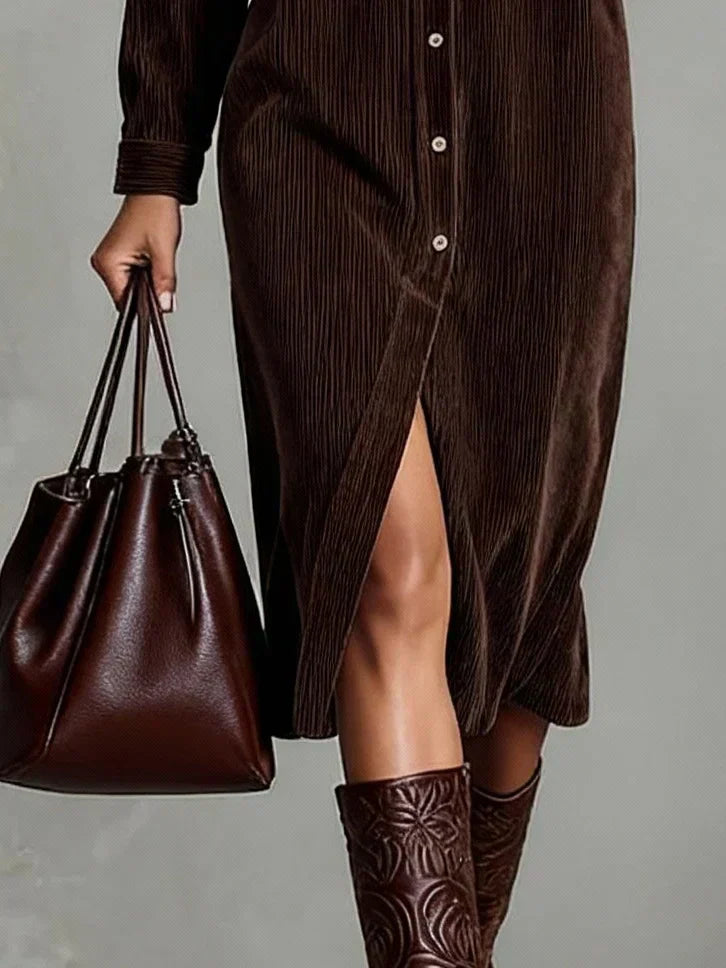 Abito svasato elegante — Abito midi favorevole e versatile