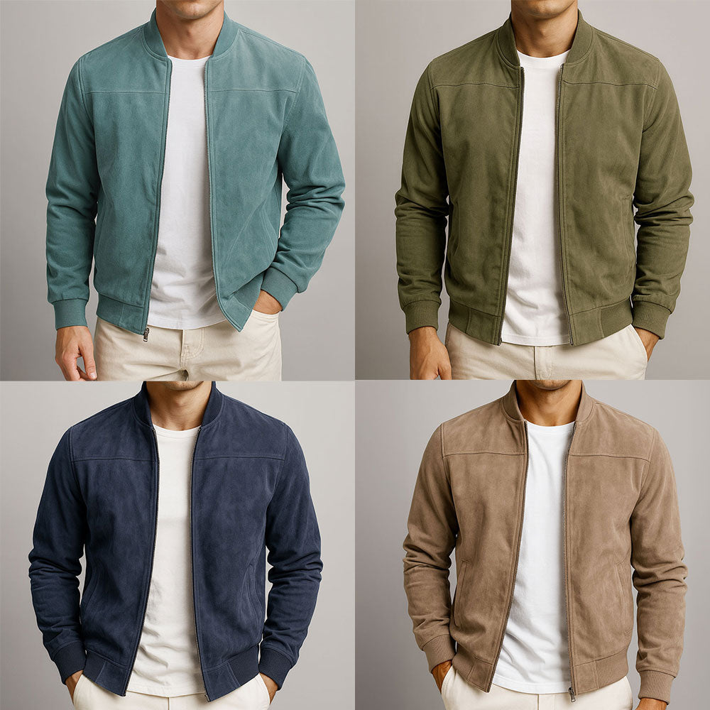 Giacca con zip dal design minimalista — Giacca moderna e versatile
