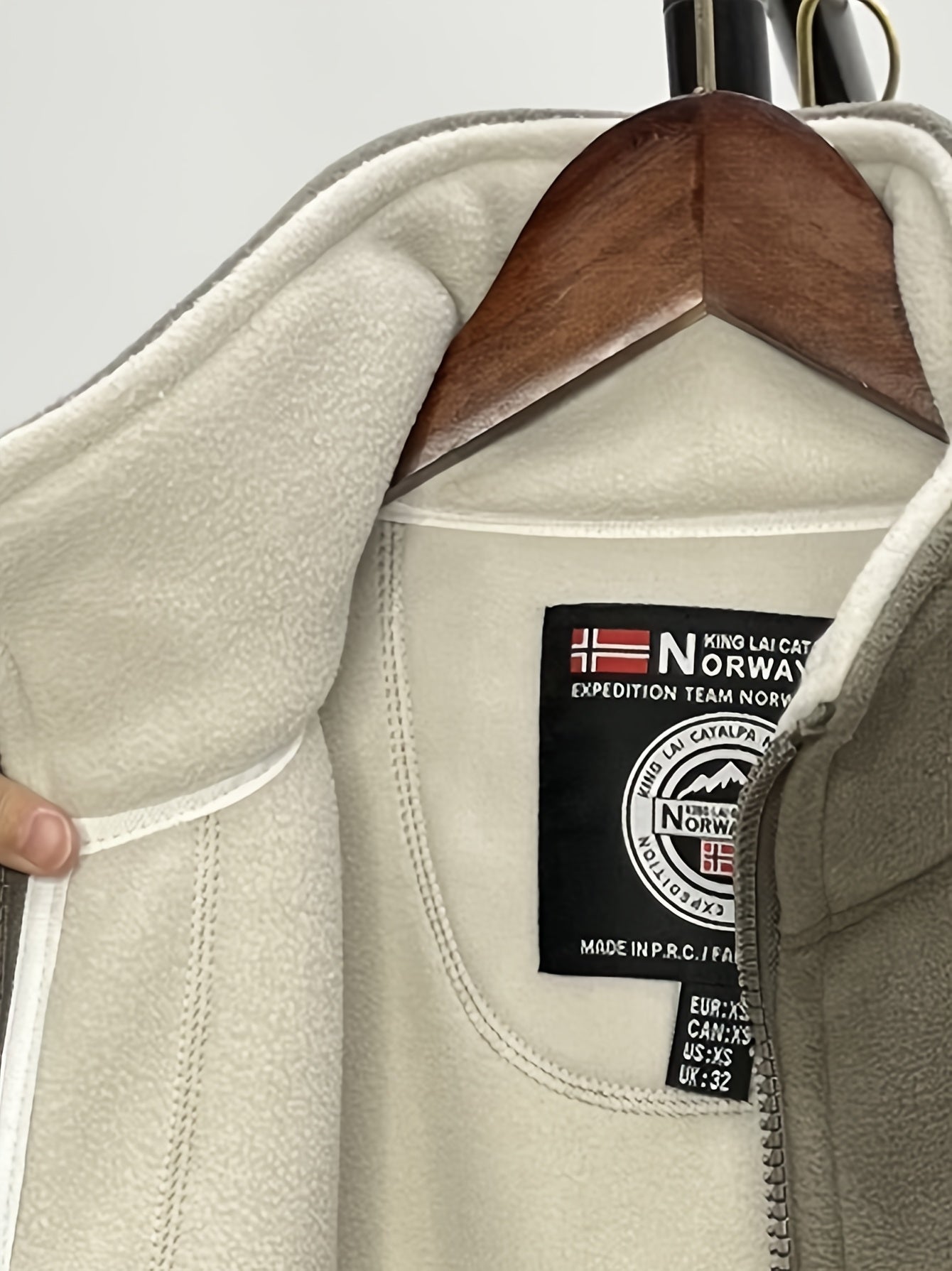 Chaqueta polar para hombre, transpirable