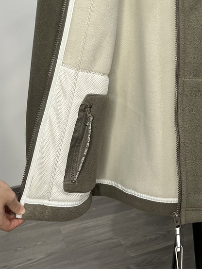 Chaqueta polar para hombre, invierno