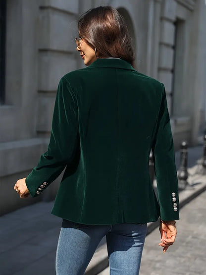 Blazer aderente a un bottone — Giacca dal taglio sartoriale con revers