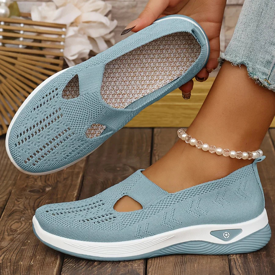 Zapatos ortopédicos para mujer, plantilla ergonómica