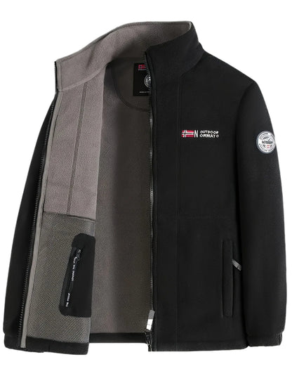 Chaqueta polar para hombre, outdoor