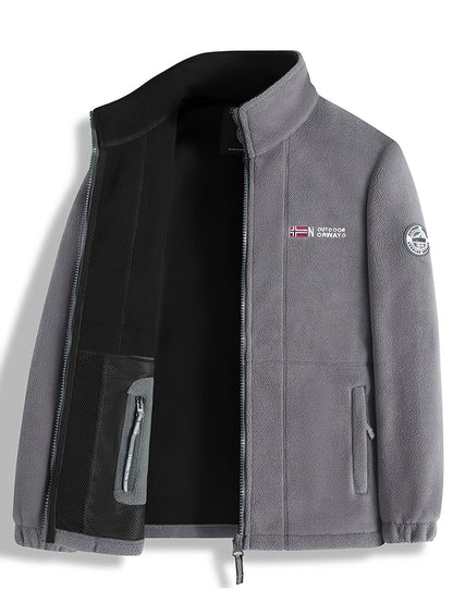 Chaqueta polar para hombre, ligera
