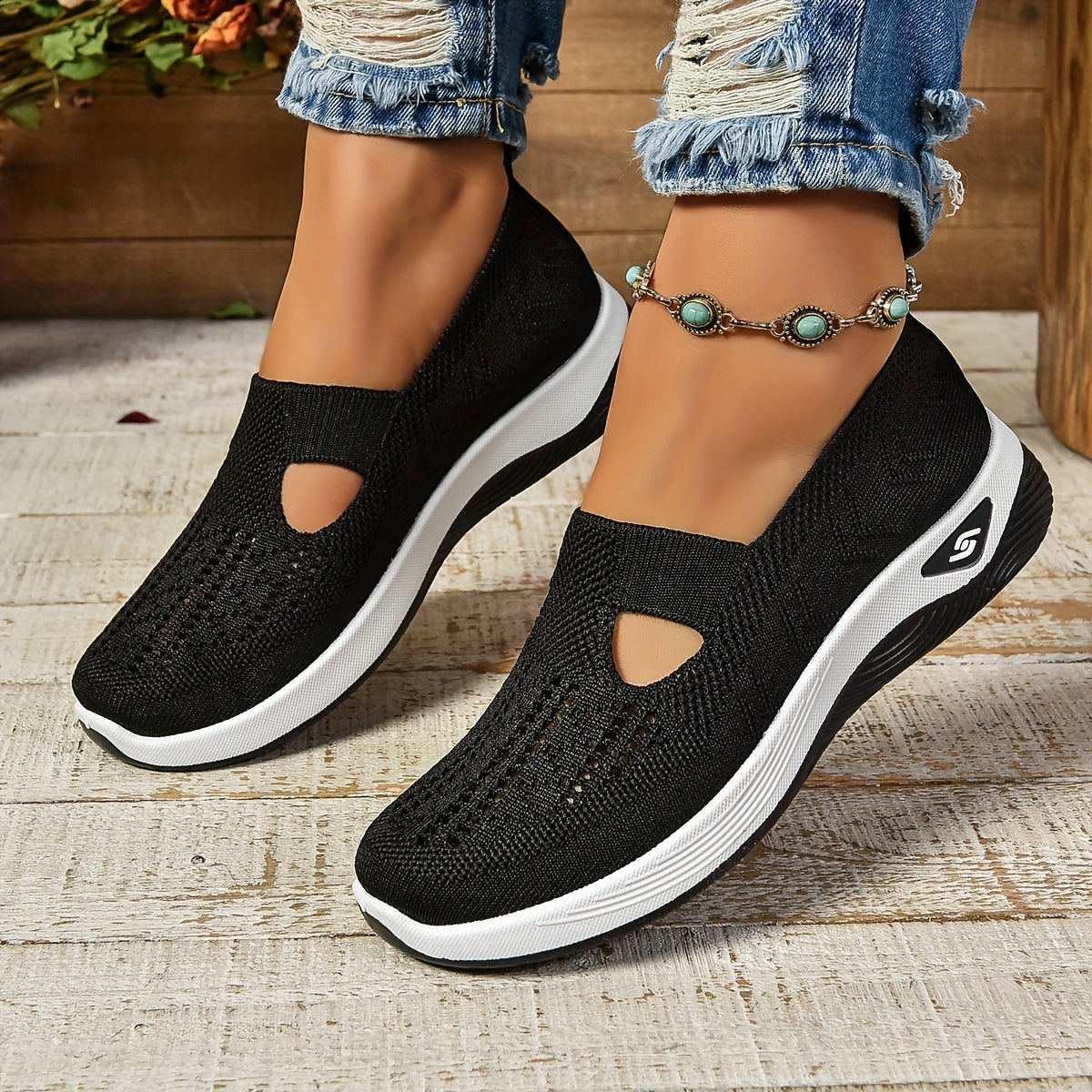 Zapatos ortopédicos para mujer, transpirables