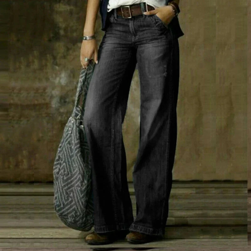 Jeans elasticizzati — Jeans comodi e versatili a vita alta