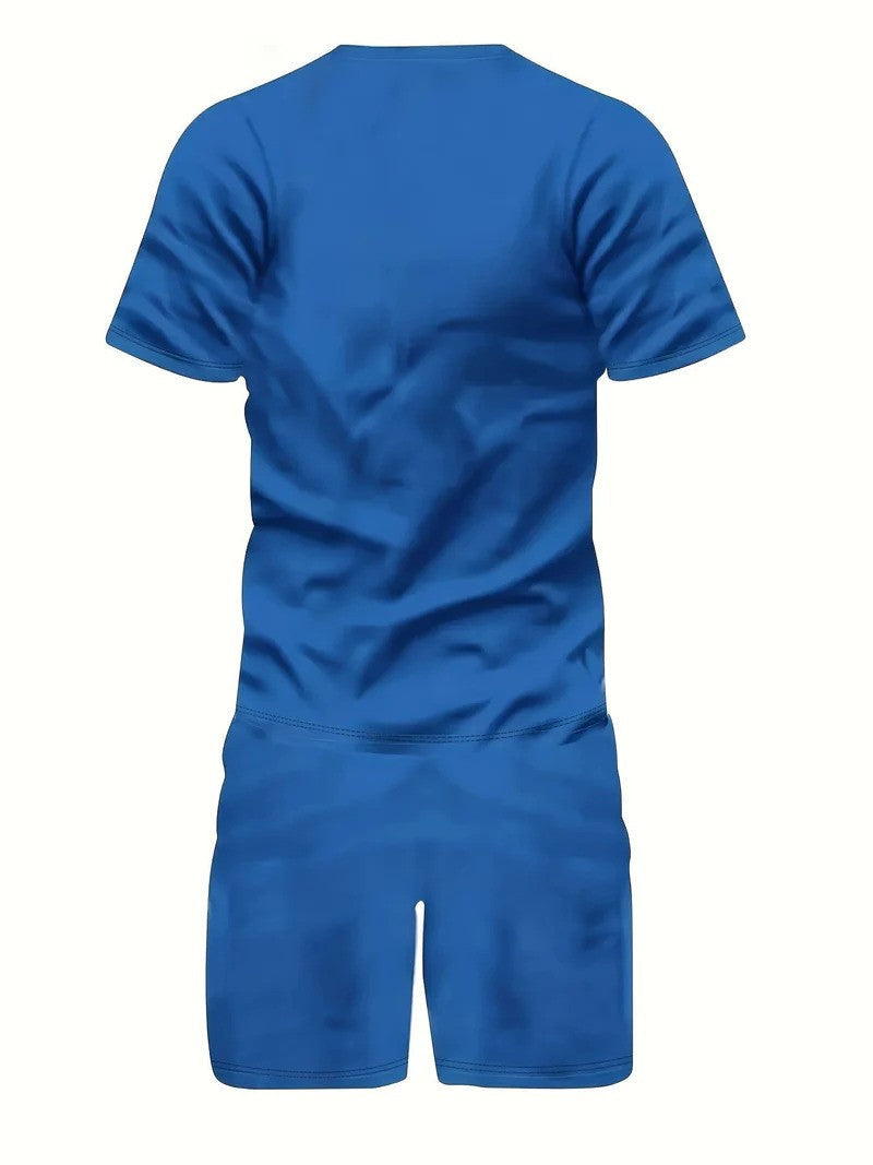 Completo estivo t-shirt e pantaloncini — Set leggero due pezzi