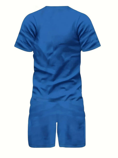 Completo estivo t-shirt e pantaloncini — Set leggero due pezzi